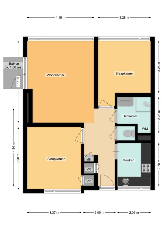 mediumsize floorplan